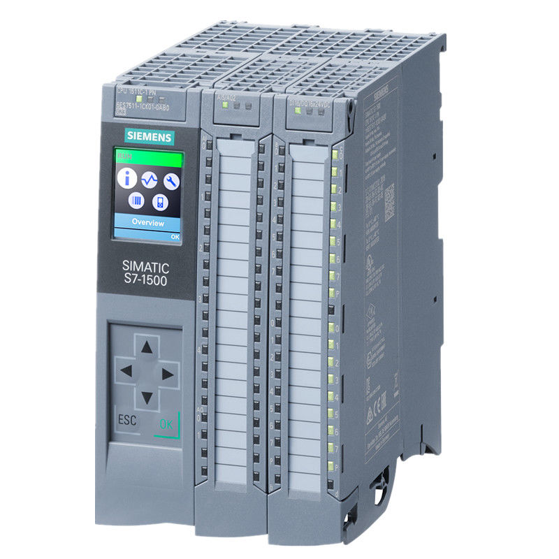 Processador central do estojo compacto de SIEMENS 6ES7511-1CK00-0AB0 175 KB para o programa e o 1 MB para dados