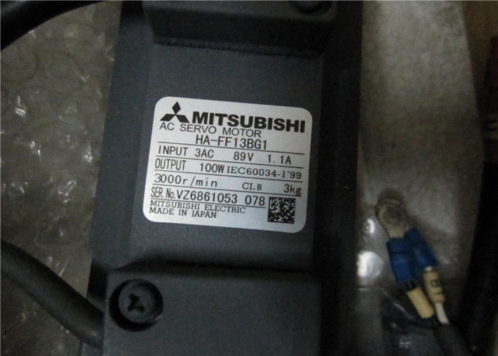 SERVO MOTOR HA-FF13BG1 HA-FF13BG2 da C.A. de Mitsubishi 100W com a relação 1/30 da engrenagem GR-S-10 nova
