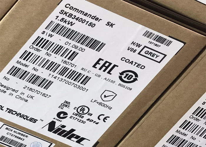 C.A. 3PH 3.8A da movimentação 380-480V do inversor do comandante SK 1.5kW das técnicas de controle SKB3400150 de Nidec