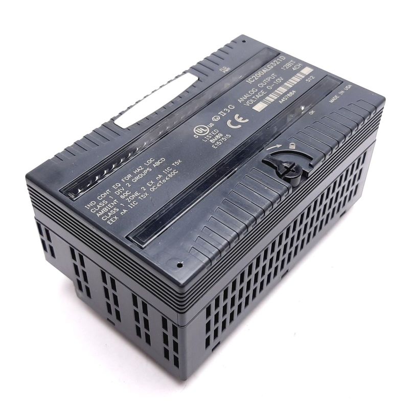 Combinações típicas mordidas do canal control/IO da tensão 0-10VDC 4 do módulo de saída análoga 12 de GE IC200ALG321