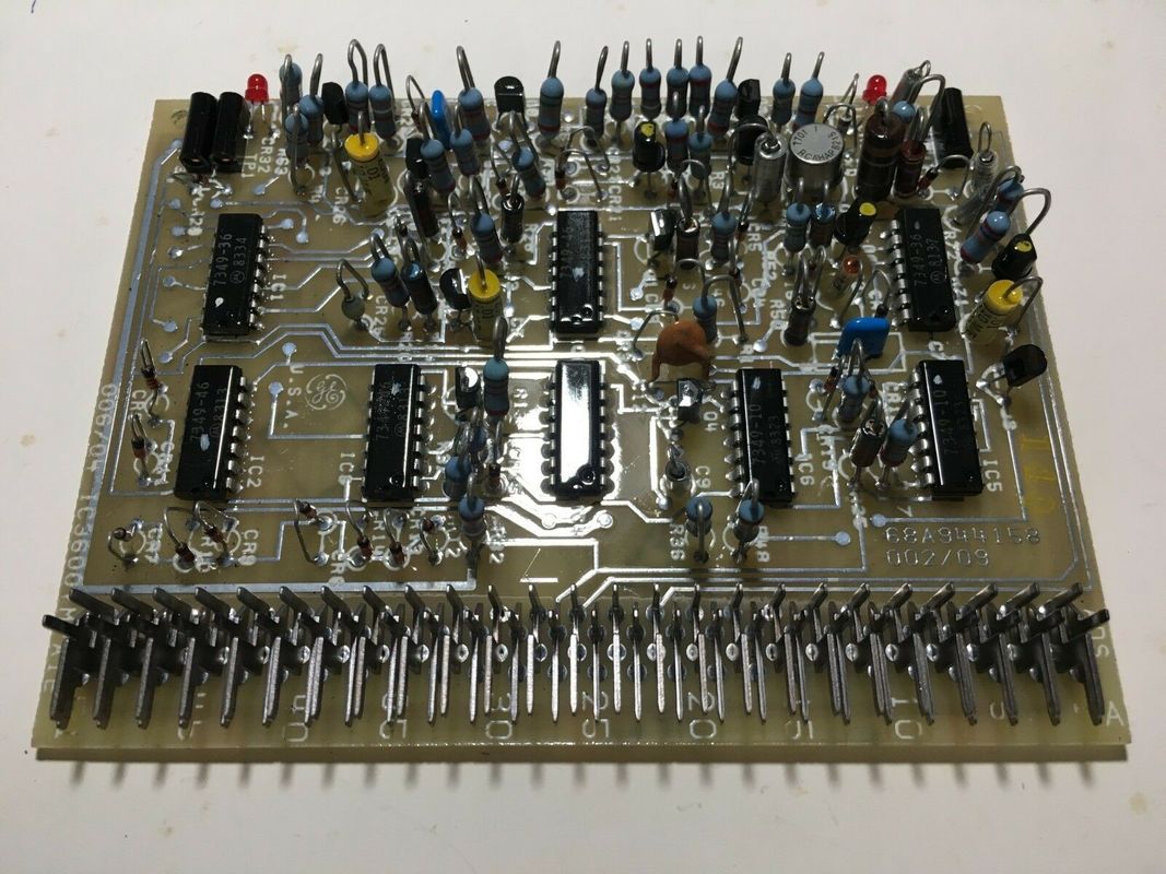 Placa de circuito IC3600VMPA1 produzida pela General Electric na linha Mark I e Mark II