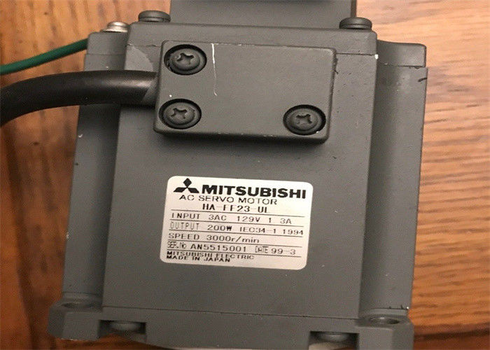 Mitsubishi NOVO 200W AC SERVO MOTOR HA-FF23-UL 3AC 129V 1.3A 3000 rpm