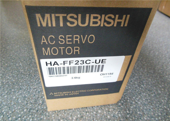 Mitsubishi 200W AC SERVO MOTOR HA-FF23C-UE 3AC 129V 1.3A 3000 rpm em estoque