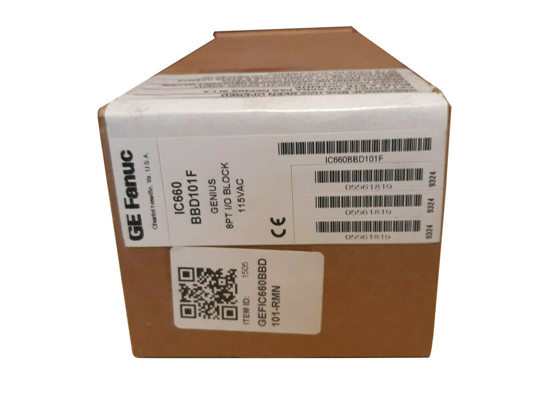 GE IC660BBD101 93-132 Volts AC com uma corrente de carga de 2 Amps 20 Amps a cada dois ciclos