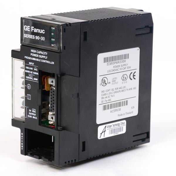 GE IC220PWR003 5 Volts DC e 3.3 Volts DC 1,5 A menos A corrente de 3,3 V utilizada 1,5 A no máximo