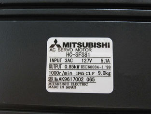 Mitsubishi AC Motor Industrial HC-SFS81 / HC-SFS81B Servomotor 0,85kw em estoque