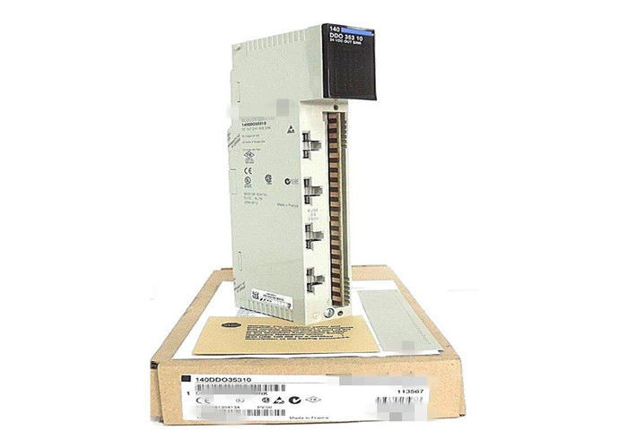 Schneider 140DDI15310 Comutação de saída DC 32 pontos 24 VD 4 conjuntos de isolamento 0,5A ponto lógica negativa