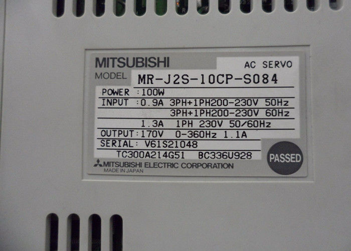 MITSUBISHI Servo Controlador Serial MR-J2S-10CP-S084 3 Fase Servo Motor Industrial
