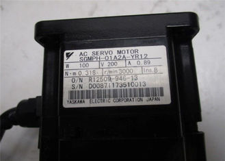 Motor de serviço de corrente alternada Yaskawa 100W 200V 0,89A 0,318NM SGMPH-01A2A-YR12