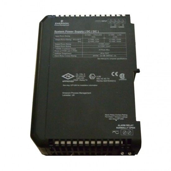 Emerson KJ4001X1-GA1 Módulo I O Digital Caixa Original Nova
