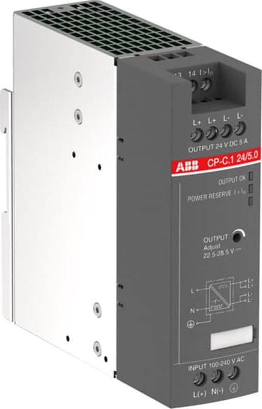 ABB 1SVR360563R1001 CP-C.1 24/5.0 Fonte de alimentação do modo de comutação 0,74kg