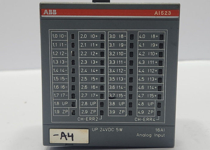 ABB AI523 1SAP250300R0001 AI523: S500 Módulo de entrada analógico 16 AI: U, I, RTD, DI. 13Bits, incluindo sinal de 1 fio