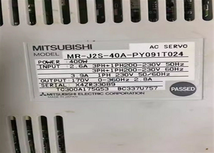 Servomotor MR-J2S-40A-PY091 para máquinas industriais
