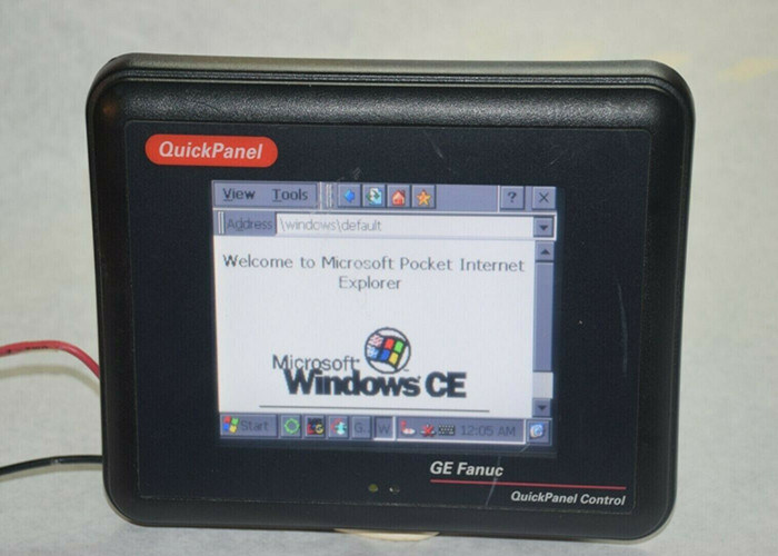 GE IC754CSF06CTD Terminal de operador QuickPanel Com Display a cores de 6 polegadas 32 MB Memória 12-30 Volts DC