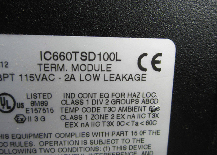 O conjunto terminal GE Fanuc IC660TSD100 é fabricado pela GE Fanuc, 32 a 140 graus Fahrenheit