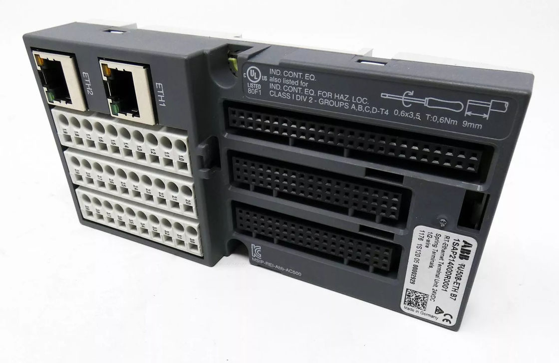 ABB PLC-AC500 DC Digital I O Module DC508-ETH Nova caixa original