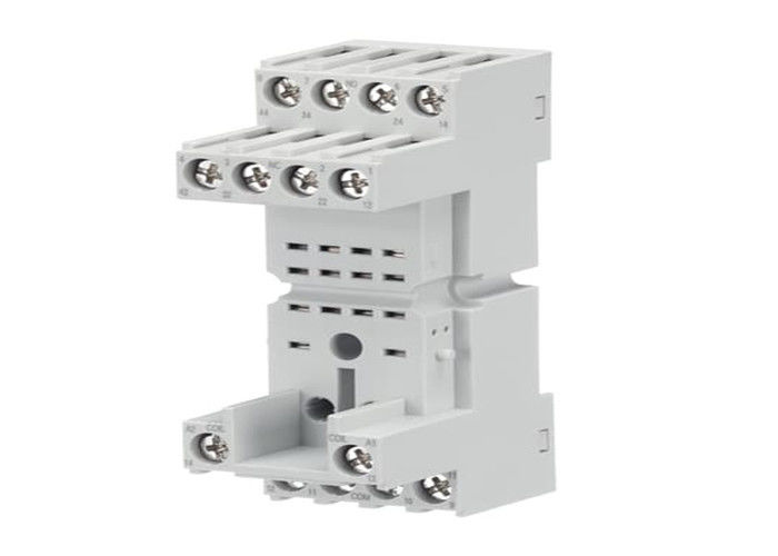 ABB CR-M4SS Soquete padrão para 2c/o ou 4c/o CR-M relés, O soquete CR-M4SS é da gama de relés CR-M (miniatura)