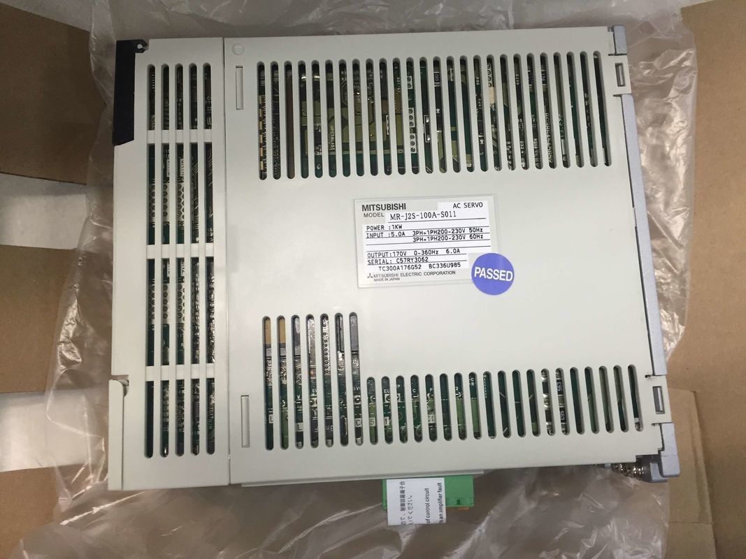 MITSUBISHI 1KW AC Servo Amplificador MR-J2S-100A-S01 3 Fase Motor Drive NOVO em estoque