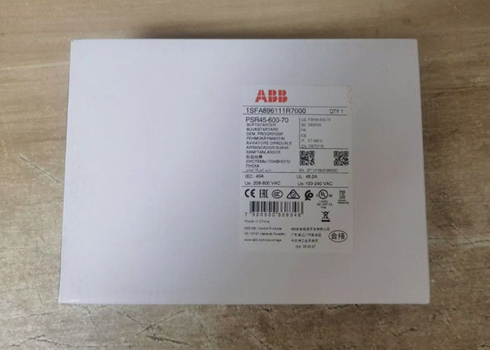 ABB PSR45-600-70 1SFA896111R7000 Uma corrente operacional máxima nominal de 45 A com um intervalo de tensão operacional
