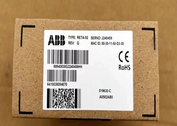 3ABD68840830 RETA-02 Ethernet PROFINET Modbus I/O/TCP Adaptador para fins de controlo