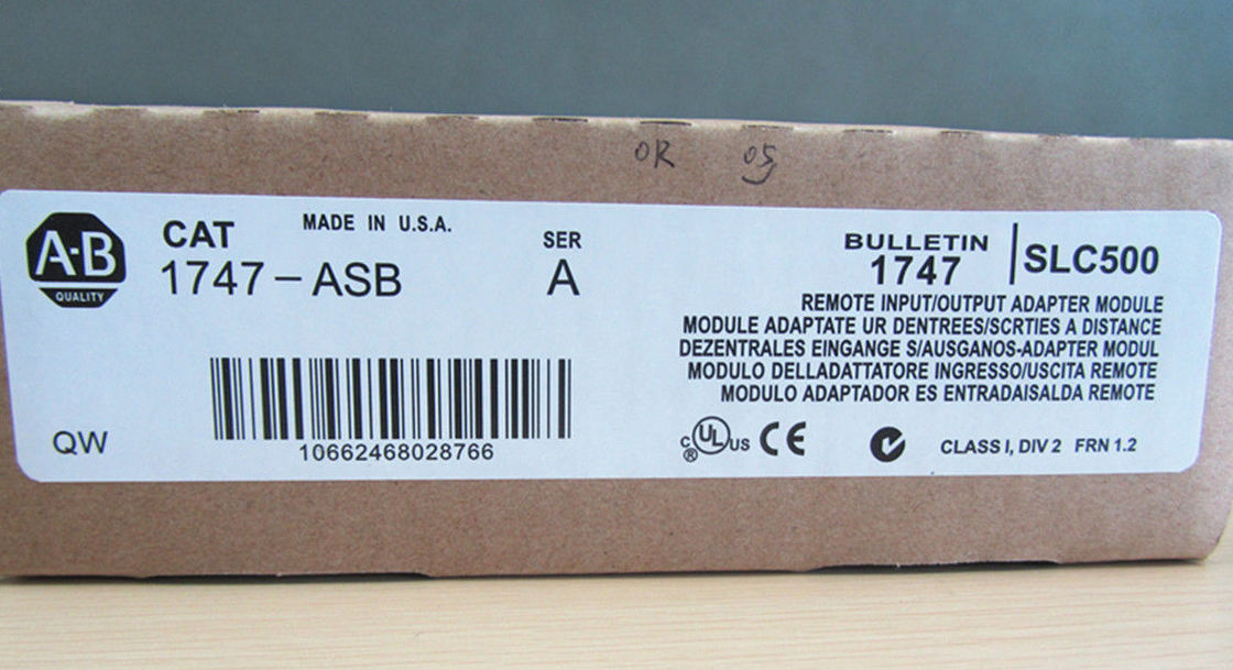 Modulo de adaptador de entrada/saída remoto SLC 1747-ASB Marca AB Certificado CE