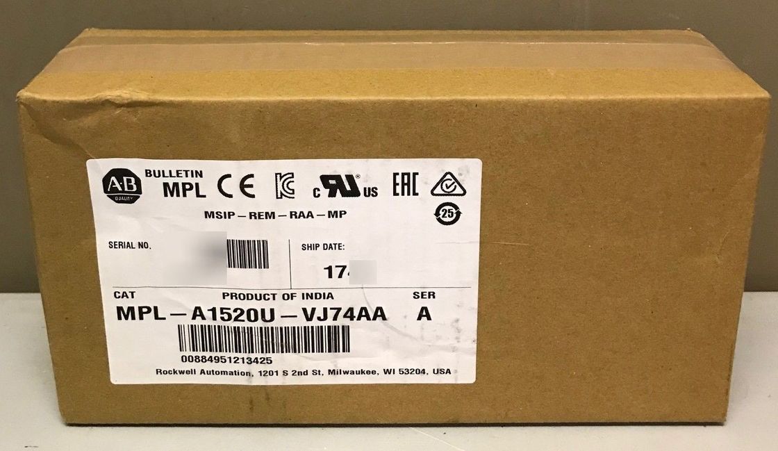 ALLEN-BRADLEY MPL-A1520U-VJ74AA MP-Série MPL 240V AC Servomotor rotativo