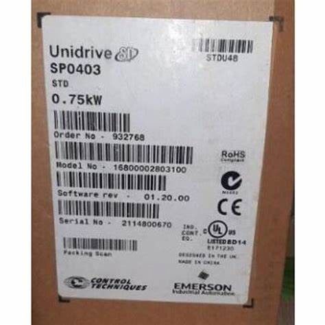 EMERSON SP0403 Motor AC universal de velocidade variável para motores de indução e servomotores