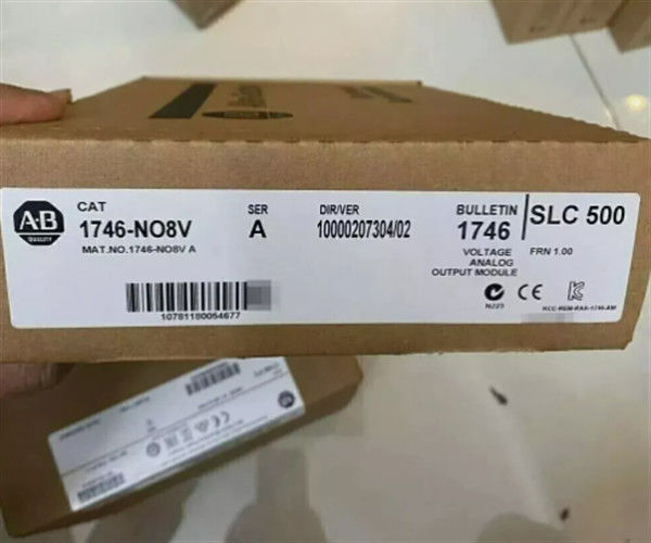 1746-NO8V Allen-Bradley 1746 Analog Output Module Número de peça 1746-NO8V Temperatura nominal -20...55 Â°C -4...131 Â°F